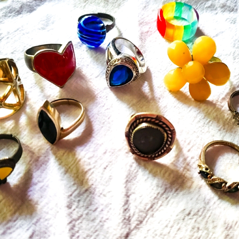 Cocktail/statement ring lot